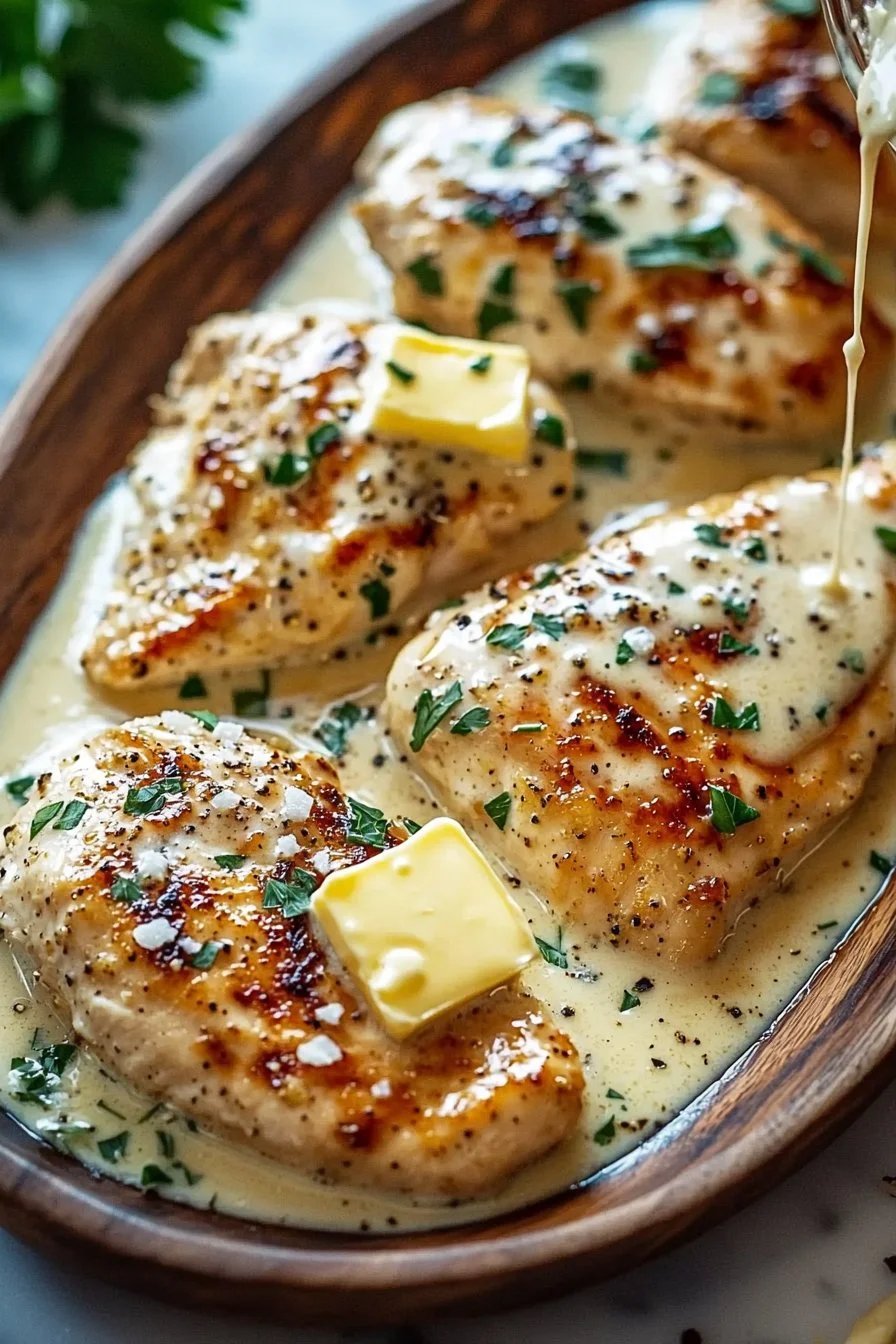Easy Dinner Recipes with Chicken: Creamy Garlic Parmesan Chicken