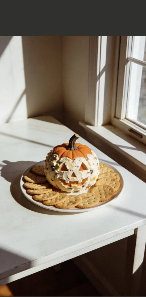 Pumpkin Halloween Cheese Ball
